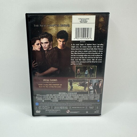The Twilight Saga New Moon Kristen Stewart Robert Pattinson Summit DVD Movie - Picture 2 of 4